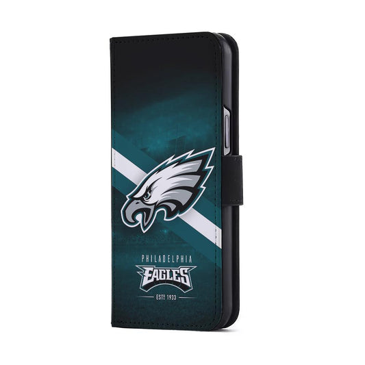 Philadelphia Eagles Logo Flip Wallet Phone Case-Oxvistore