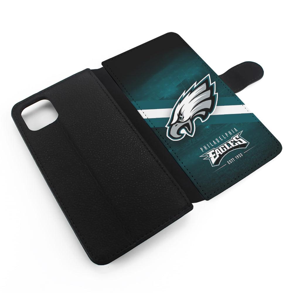 Philadelphia Eagles Logo Flip Wallet Phone Case-Oxvistore