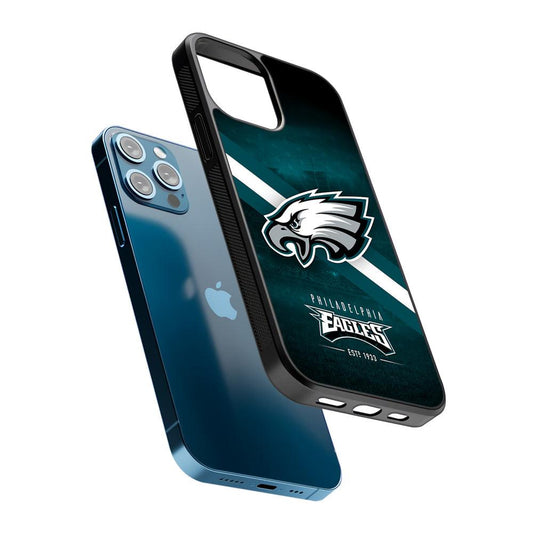 Philadelphia Eagles Logo 2D Rubber Phone Case-Oxvistore