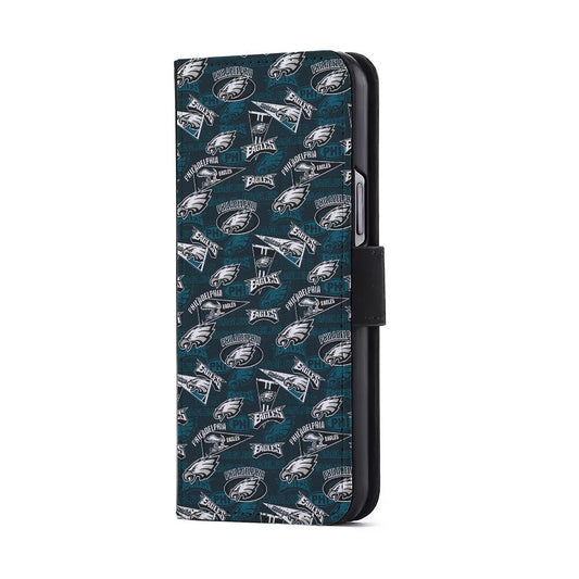 Philadelphia Eagles Patterns Flip Wallet Phone Case-Oxvistore