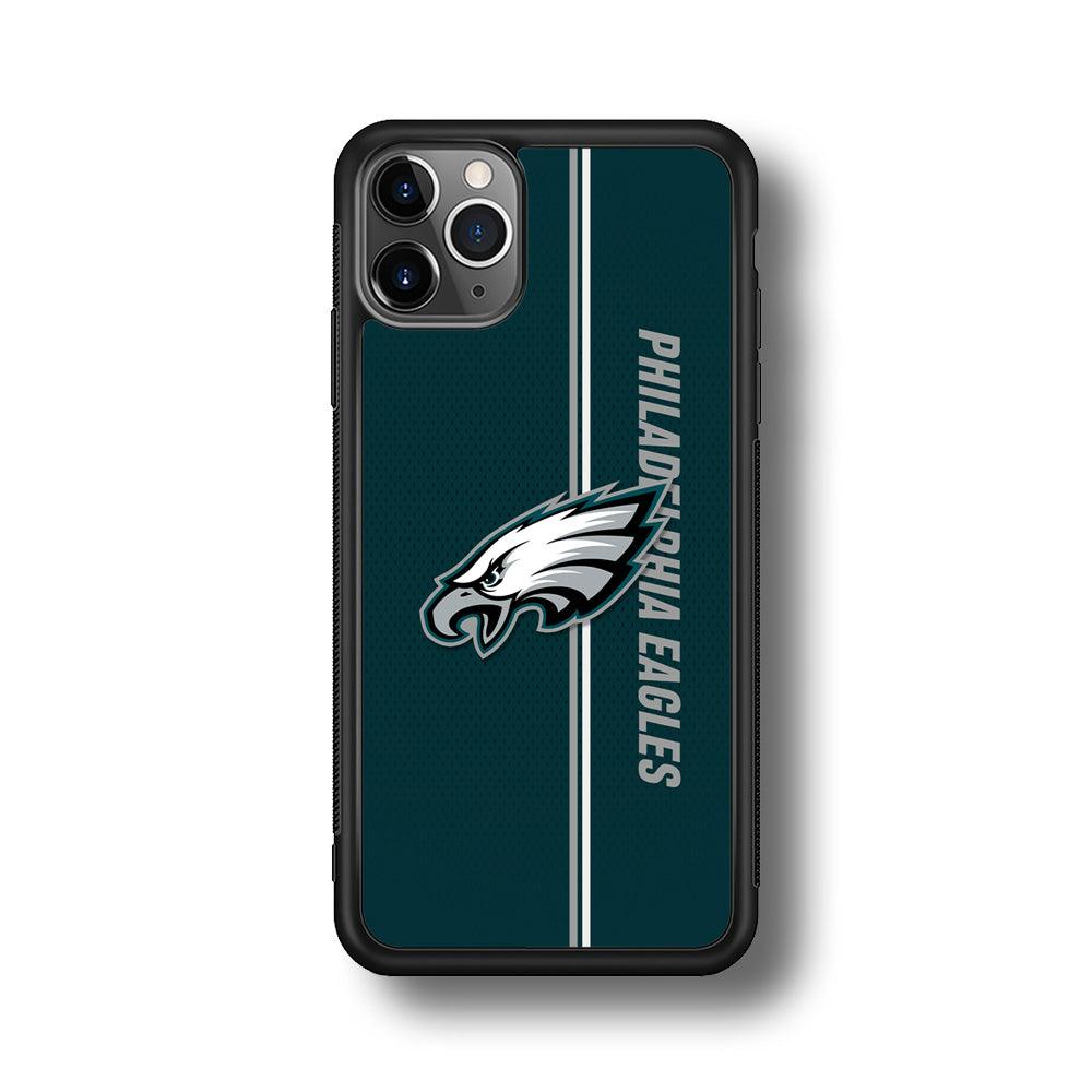 Philadelphia Eagles Stare of Faith iPhone 11 Pro Case-Rubber Black (2D Case)-Oxvistore