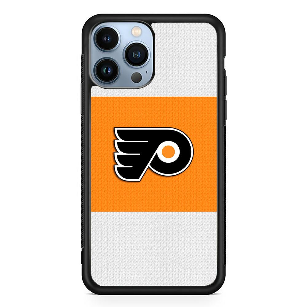 Philadelphia Flyers Logo 2D Rubber Phone Case-Black-Oxvistore