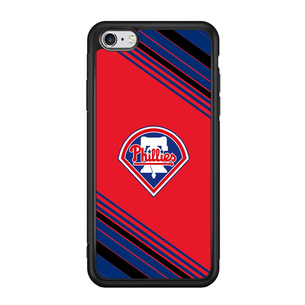 Philadelphia Phillies Increase The Beat iPhone 6 | 6s Case-Rubber Black (2D Case)-Oxvistore