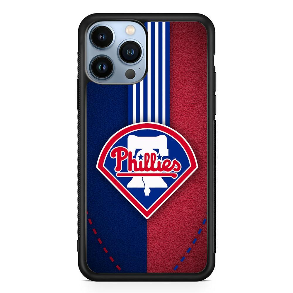 Philadelphia Phillies Logo 2D Rubber Phone Case-Black-Oxvistore