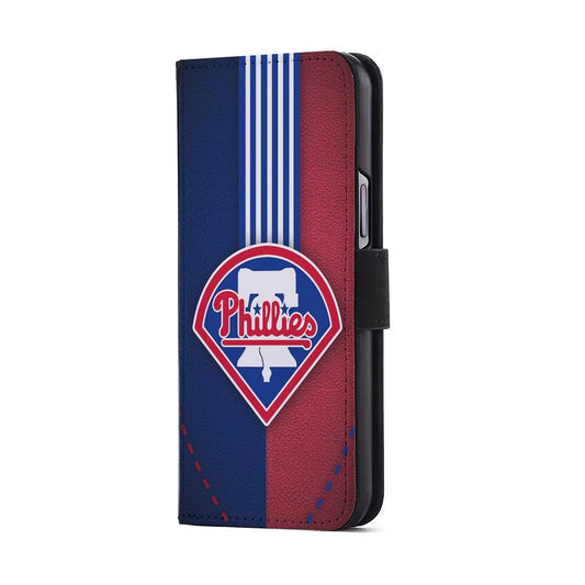 Philadelphia Phillies Logo Flip Wallet Phone Case-Oxvistore