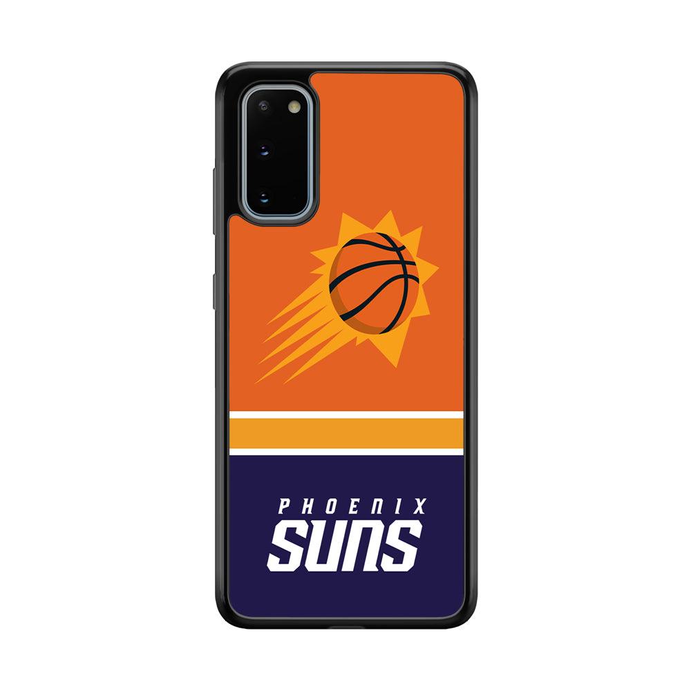 Phoenix Suns Rise of Eternal Light Samsung Galaxy S20 Case-Rubber Black (2D Case)-Oxvistore