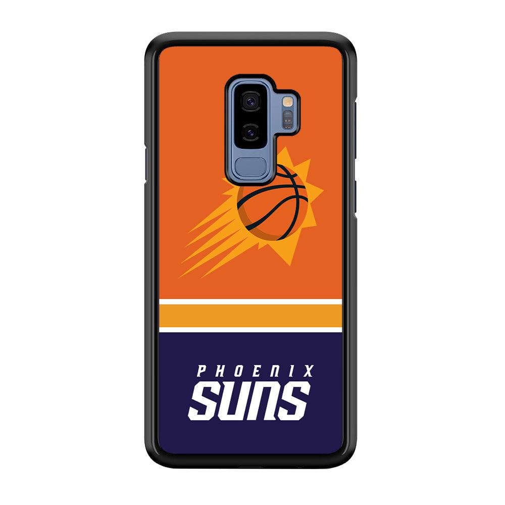 Phoenix Suns Rise of Eternal Light Samsung Galaxy S9 Plus Case-Rubber Black (2D Case)-Oxvistore