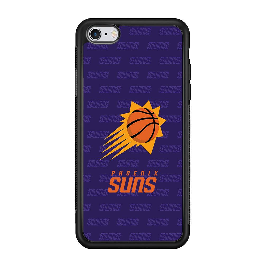 Phoenix Suns a Lot of Passion iPhone 6 | 6s Case-Rubber Black (2D Case)-Oxvistore