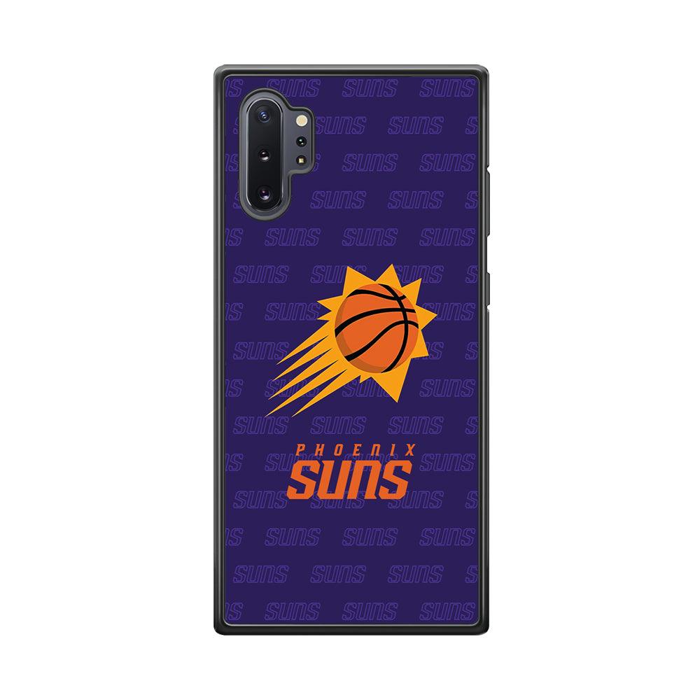 Phoenix Suns a Lot of Passion Samsung Galaxy Note 10 Plus Case-Rubber Black (2D Case)-Oxvistore