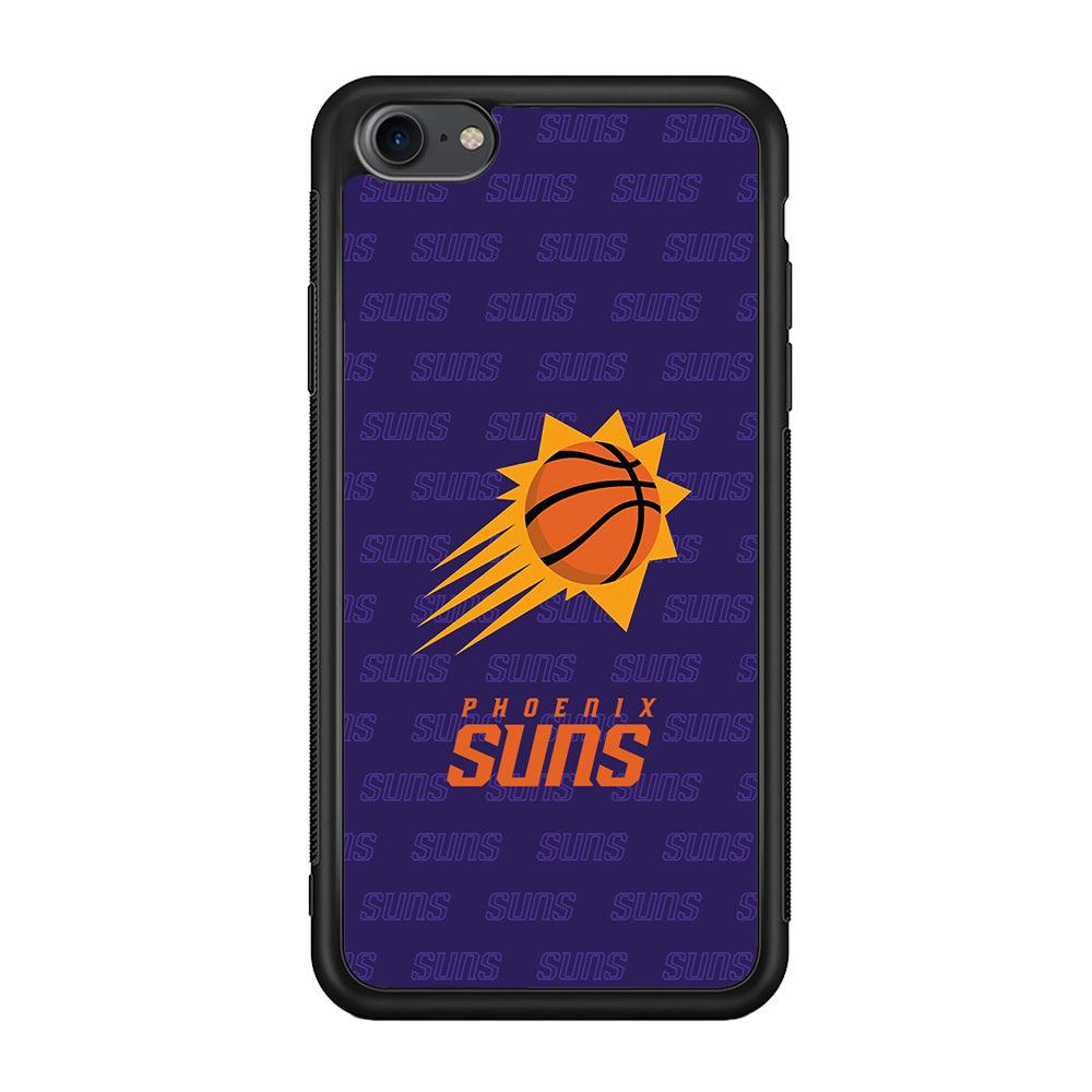 Phoenix Suns a Lot of Passion iPhone 8 Case-Rubber Black (2D Case)-Oxvistore