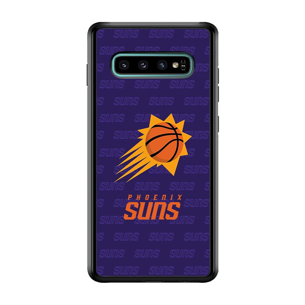 Phoenix Suns a Lot of Passion Samsung Galaxy S10 Plus Case-Rubber Black (2D Case)-Oxvistore