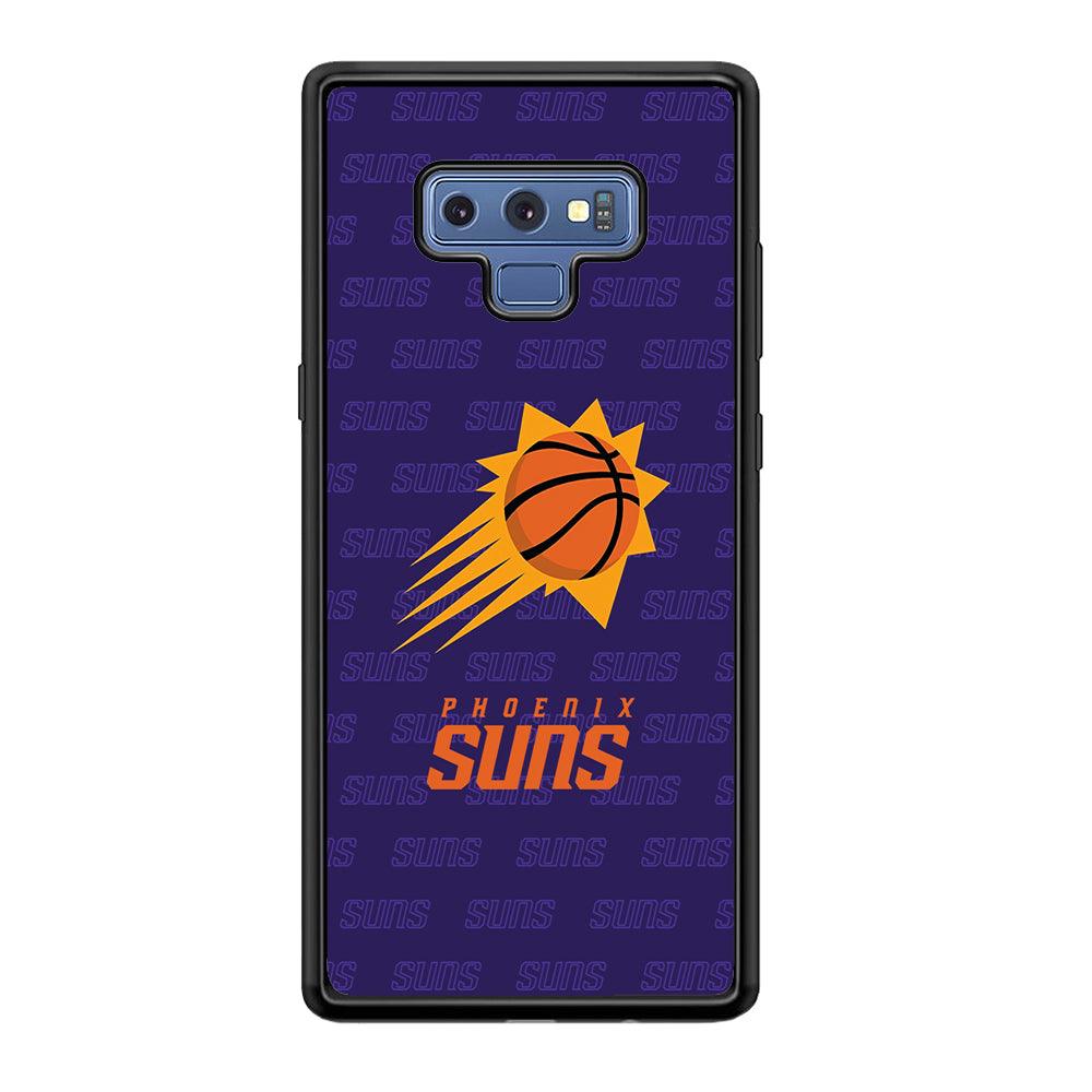 Phoenix Suns a Lot of Passion Samsung Galaxy Note 9 Case-Rubber Black (2D Case)-Oxvistore