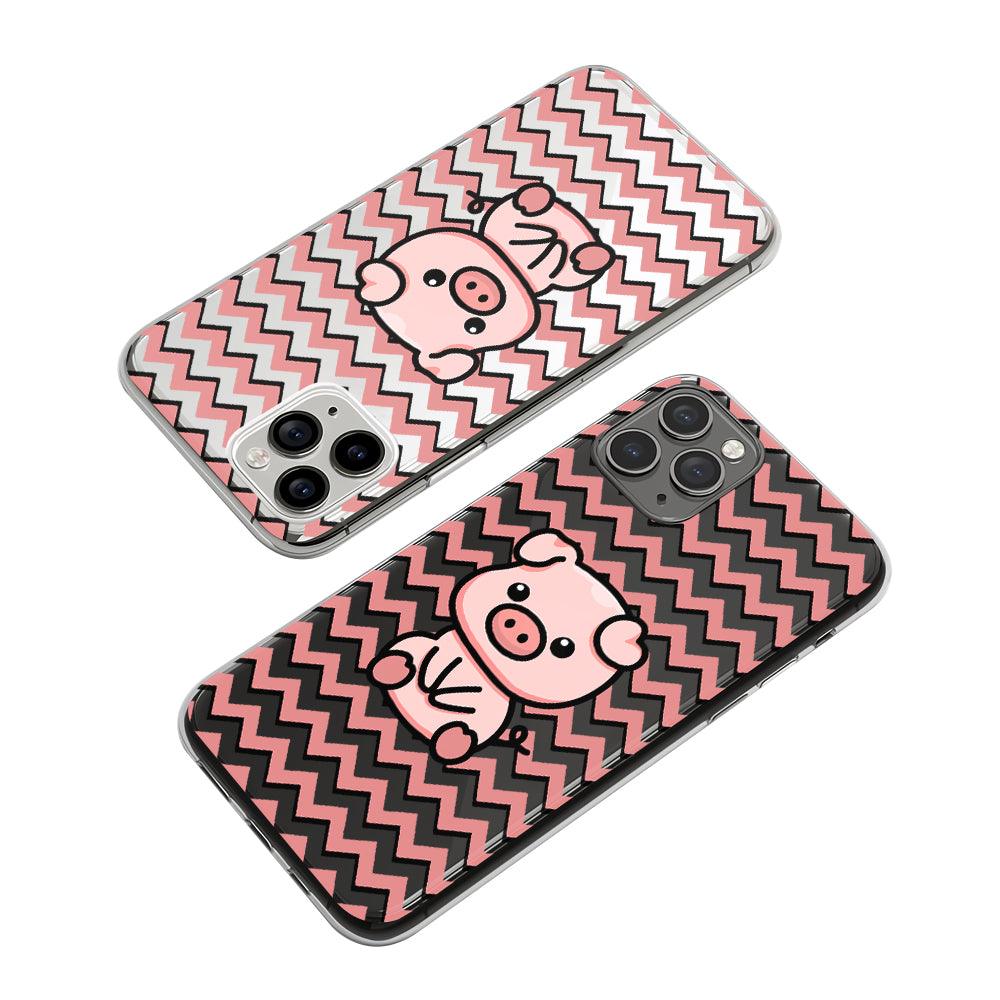 Pig Adorable Cute Tiny Clear Soft Case-Oxvistore
