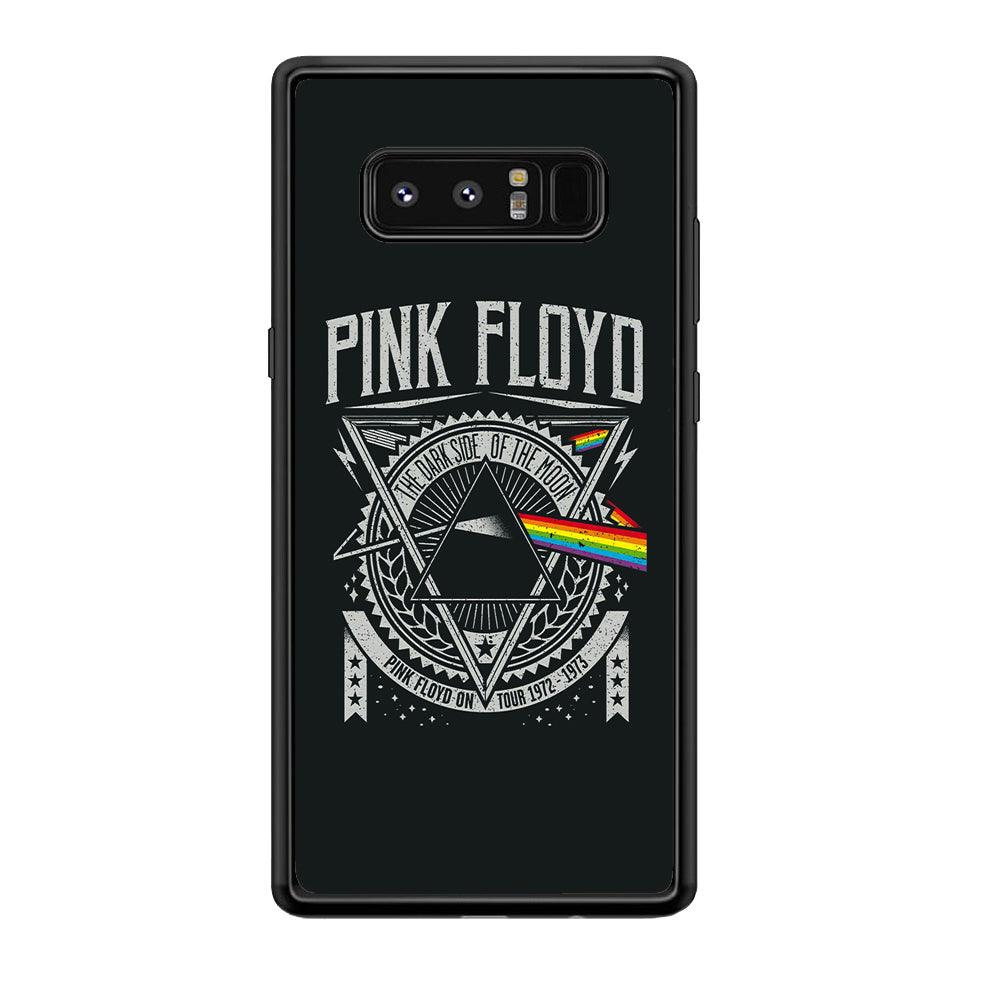 Pink Floyd The Dark Side of The Moon Samsung Galaxy Note 8 Case-Rubber Black (2D Case)-Oxvistore