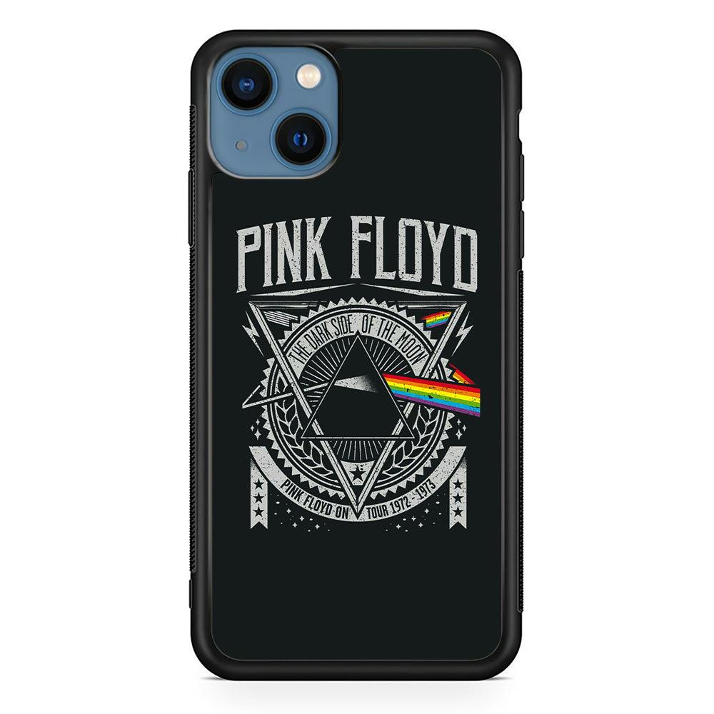 Pink Floyd The Dark Side of The Moon iPhone 13 Case-Rubber Black (2D Case)-Oxvistore