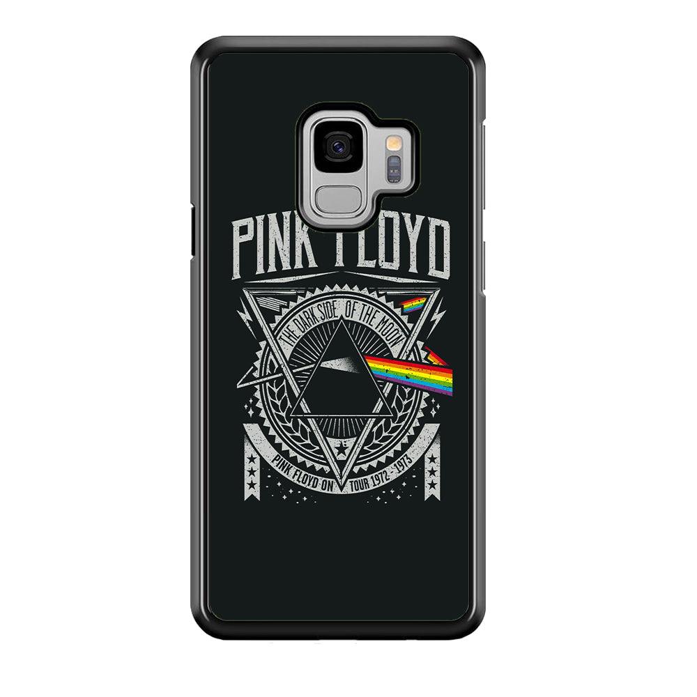 Pink Floyd The Dark Side of The Moon Samsung Galaxy S9 Case-Rubber Black (2D Case)-Oxvistore