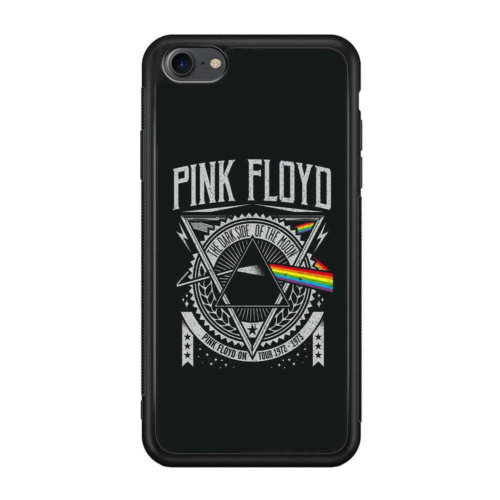 Pink Floyd The Dark Side of The Moon iPhone 8 Case-Rubber Black (2D Case)-Oxvistore