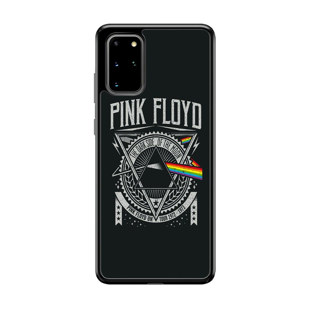 Pink Floyd The Dark Side of The Moon Samsung Galaxy S20 Plus Case-Rubber Black (2D Case)-Oxvistore