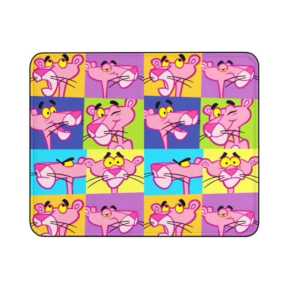Pink Panther Expression Face Mouse Pads | Custom Mouse Pad with Non-Slip Rubber Base