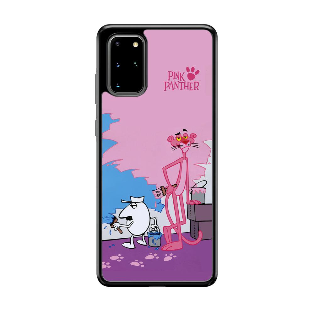 Pink Panther Good Choice of Color Samsung Galaxy S20 Plus Case-Rubber Black (2D Case)-Oxvistore