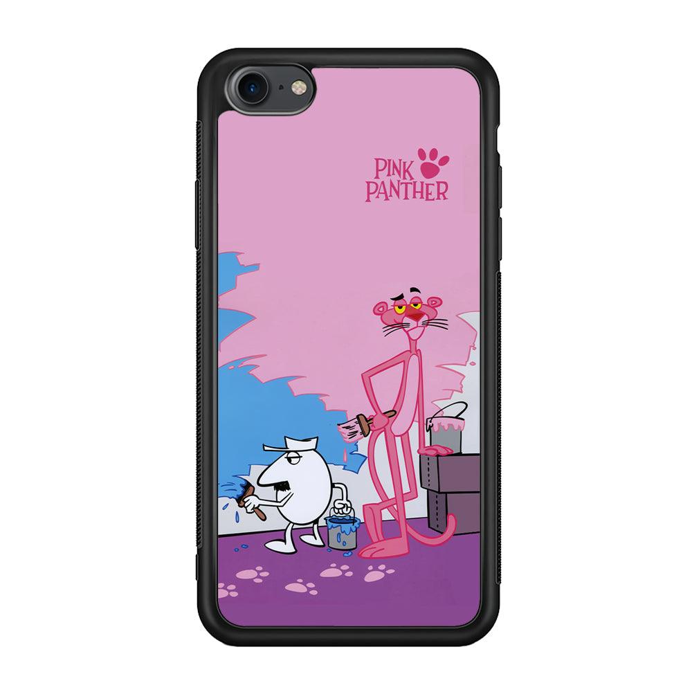 Pink Panther Good Choice of Color iPhone 7 Case-Rubber Black (2D Case)-Oxvistore