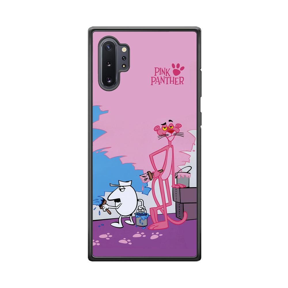 Pink Panther Good Choice of Color Samsung Galaxy Note 10 Plus Case-Rubber Black (2D Case)-Oxvistore