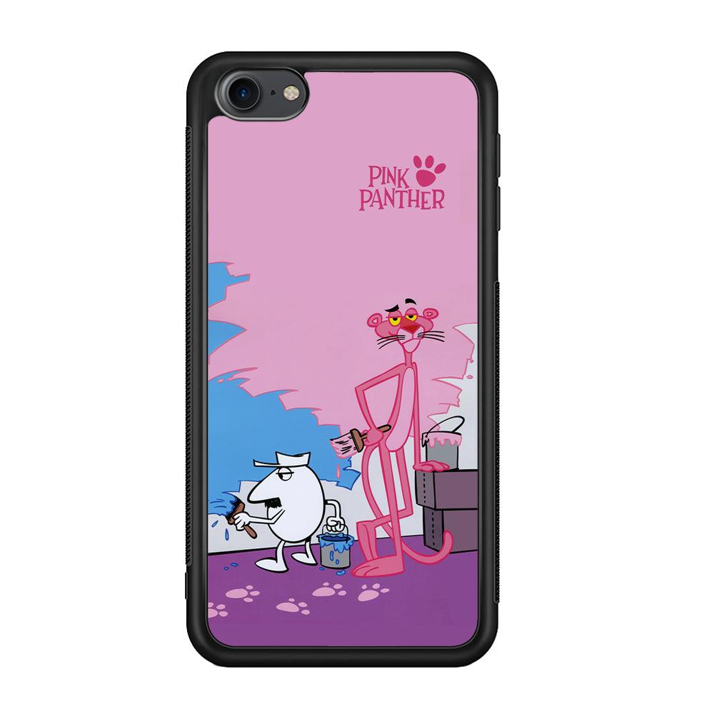 Pink Panther Good Choice of Color iPod Touch 6 Case-Rubber Black (2D Case)-Oxvistore