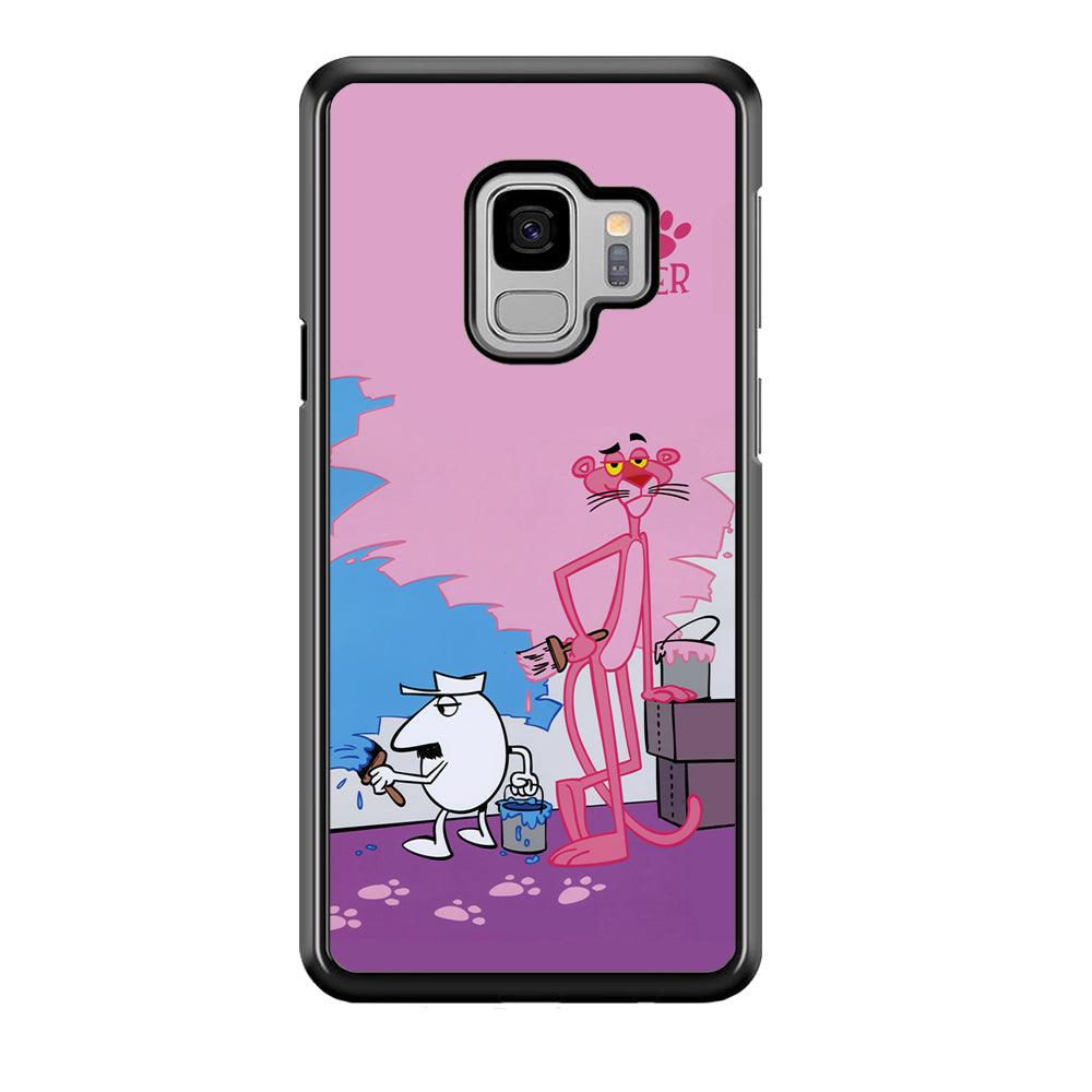 Pink Panther Good Choice of Color Samsung Galaxy S9 Case-Rubber Black (2D Case)-Oxvistore