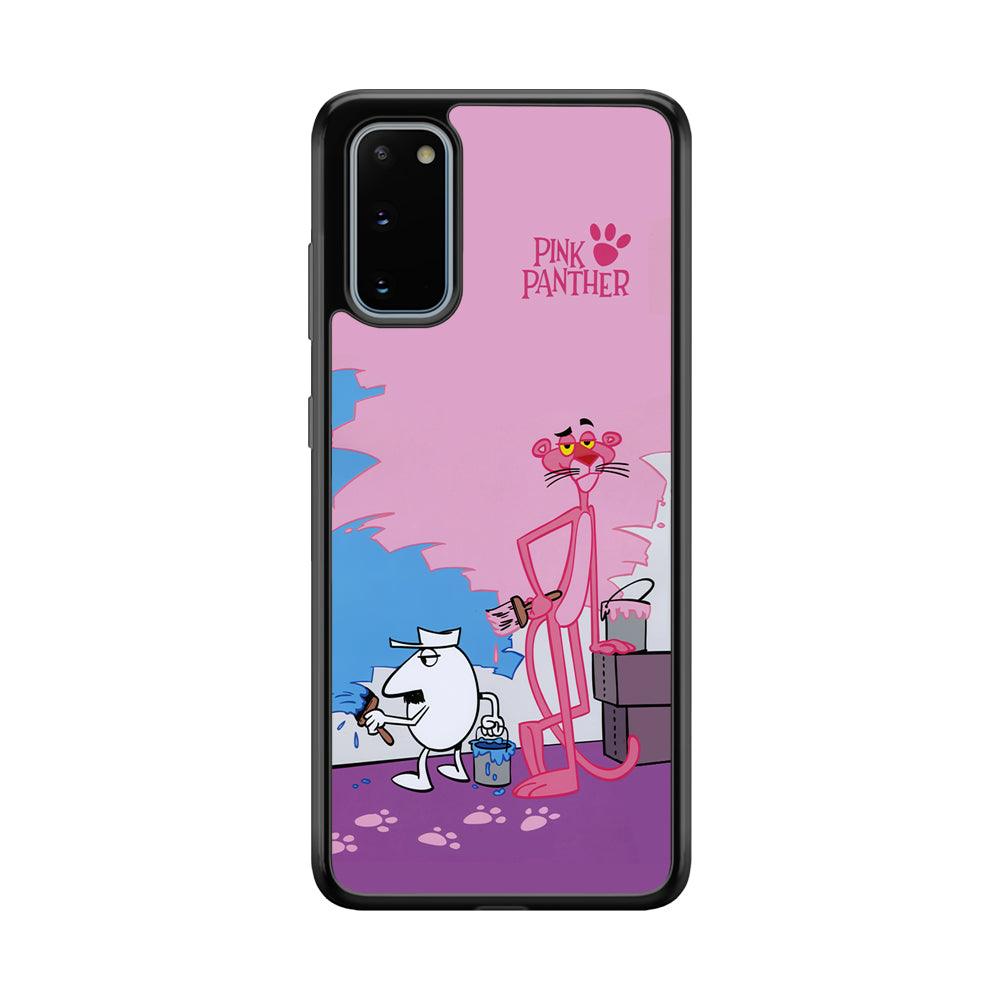 Pink Panther Good Choice of Color Samsung Galaxy S20 Case-Rubber Black (2D Case)-Oxvistore
