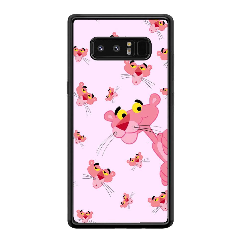 Pink Panther Look at The Situation Samsung Galaxy Note 8 Case-Rubber Black (2D Case)-Oxvistore