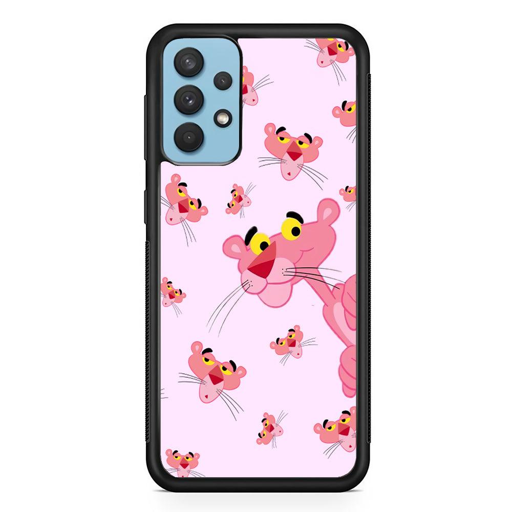 Pink Panther Look at The Situation Samsung Galaxy A32 Case-Rubber Black (2D Case)-Oxvistore