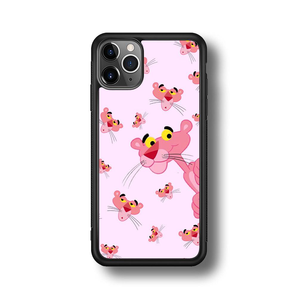 Pink Panther Look at The Situation iPhone 11 Pro Max Case-Rubber Black (2D Case)-Oxvistore