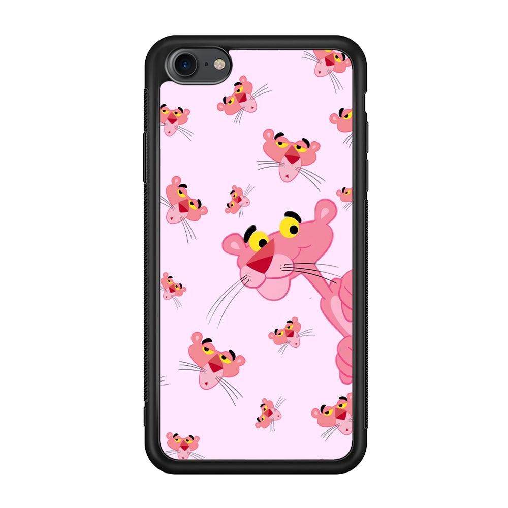 Pink Panther Look at The Situation iPhone 7 Case-Rubber Black (2D Case)-Oxvistore