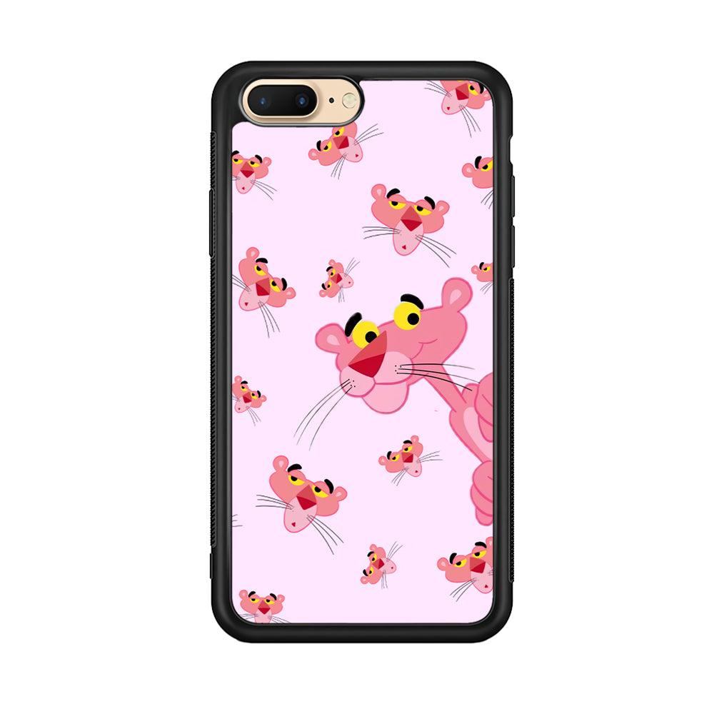 Pink Panther Look at The Situation iPhone 7 Plus Case-Rubber Black (2D Case)-Oxvistore
