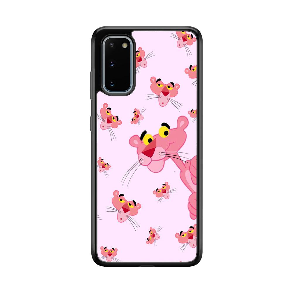 Pink Panther Look at The Situation Samsung Galaxy S20 Case-Rubber Black (2D Case)-Oxvistore
