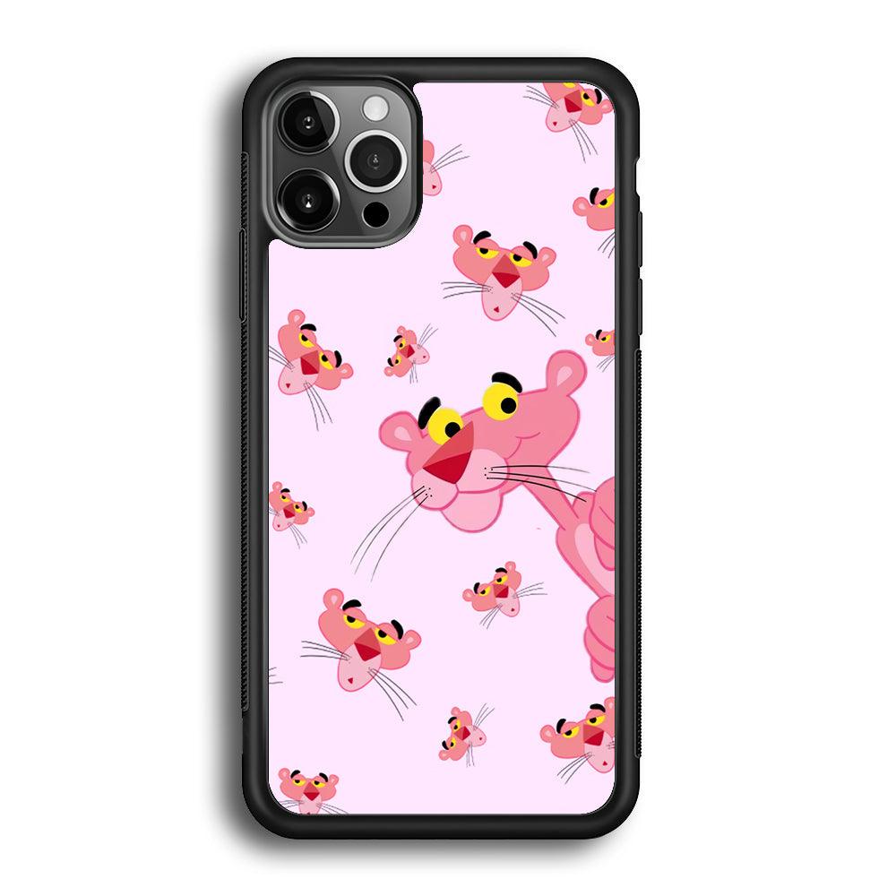 Pink Panther Look at The Situation iPhone 12 Pro Case-Rubber Black (2D Case)-Oxvistore