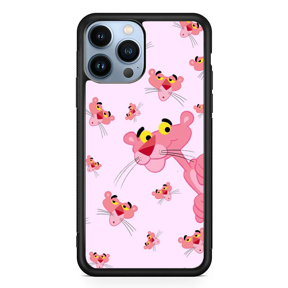 Pink Panther Look at The Situation iPhone 15 Pro Case-Rubber Black (2D Case)-Oxvistore