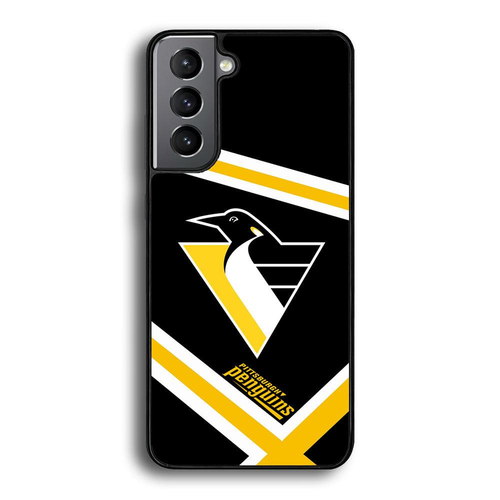 Pittsburgh Penguins Absolute Triplet Line Samsung Galaxy S21 Plus Case-Rubber Black (2D Case)-Oxvistore