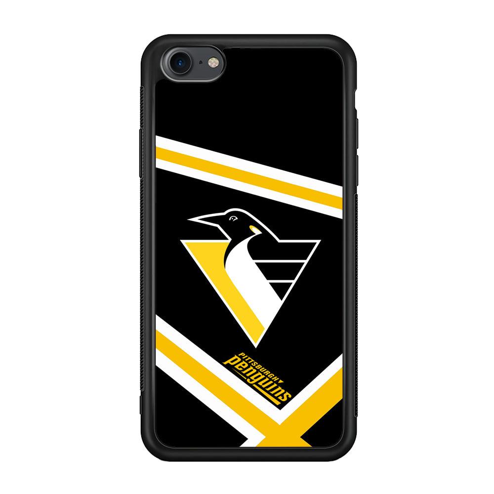 Pittsburgh Penguins Absolute Triplet Line iPhone 7 Case-Rubber Black (2D Case)-Oxvistore