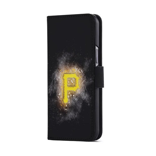 Pittsburgh Pirates Abstract Flip Wallet Phone Case-Oxvistore