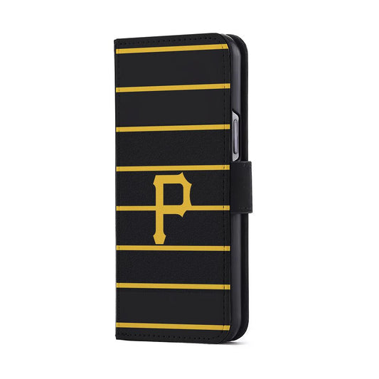 Pittsburgh Pirates Logo Flip Wallet Phone Case-Oxvistore