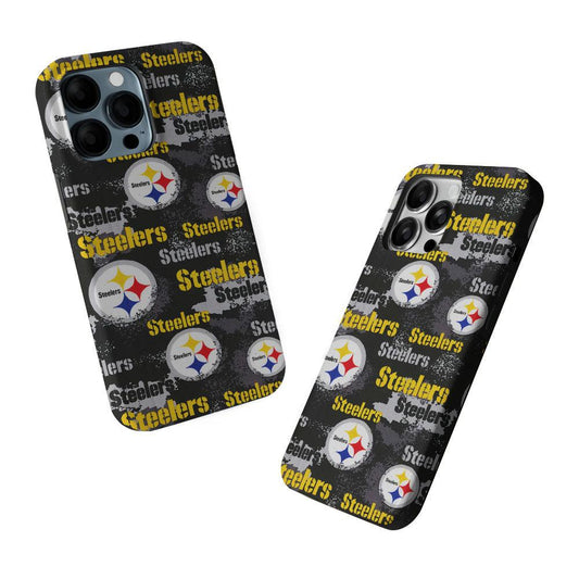 Pittsburgh Steelers Pattern 2 in 1 Tough Phone Case-Oxvistore