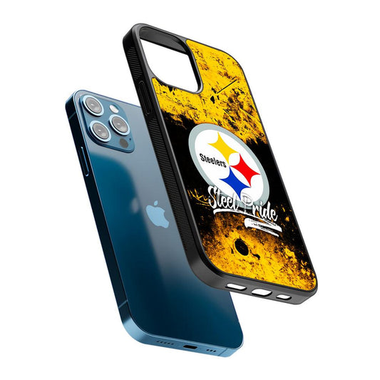 Pittsburgh Steelers Steel Pride 2D Rubber Phone Case-Oxvistore