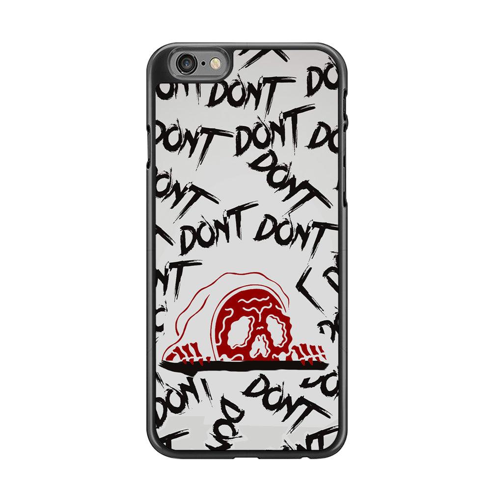 Please Don't Be Scare iPhone 6 Plus | 6s Plus Case-Rubber Black (2D Case)-Oxvistore