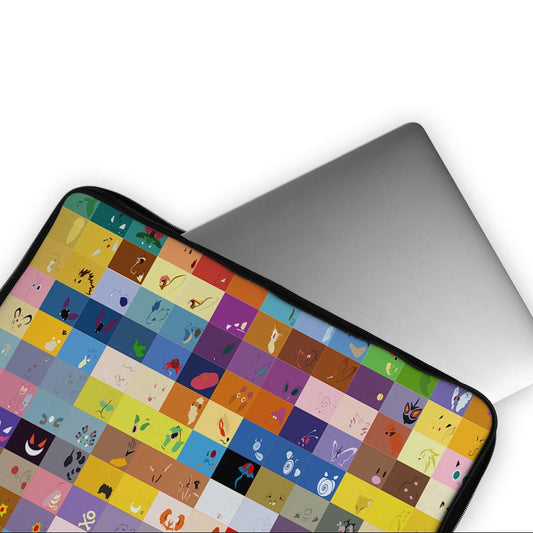 Pokemon First Generation Silhouette Laptop Sleeve Protective Cover-Oxvistore