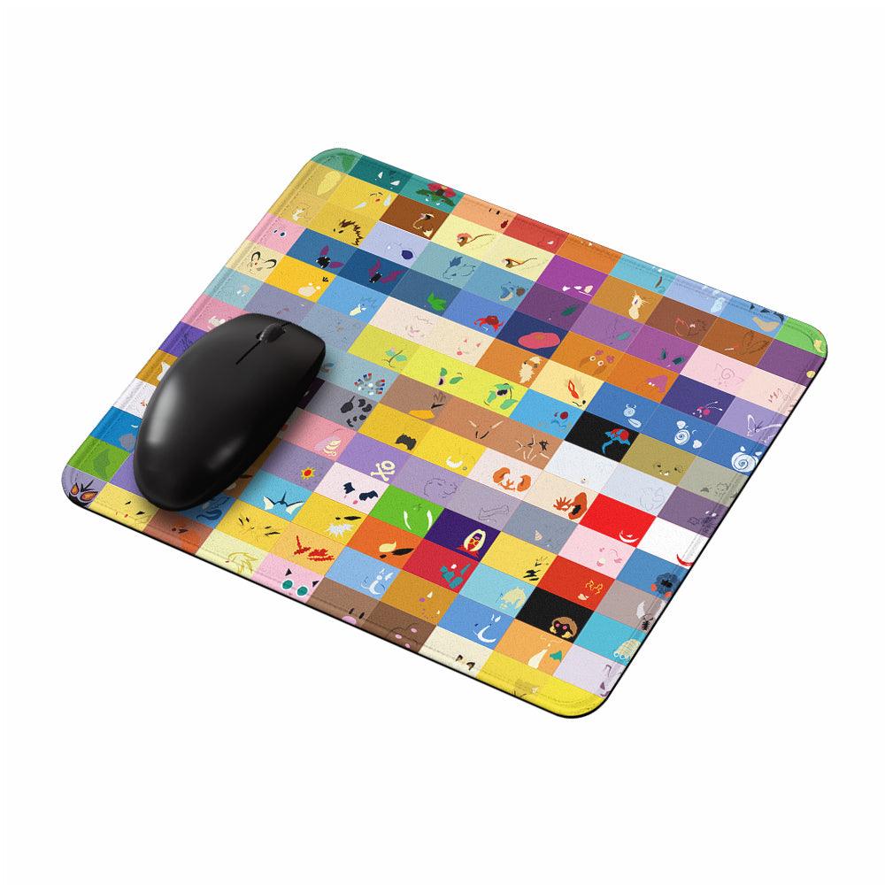 Pokemon First Generation Silhouette Mouse Pads-Oxvistore