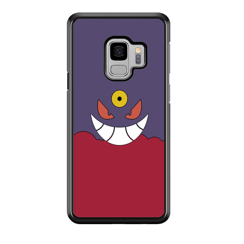Pokemon Gengar Genuine Smile Samsung Galaxy S9 Case-Rubber Black (2D Case)-Oxvistore