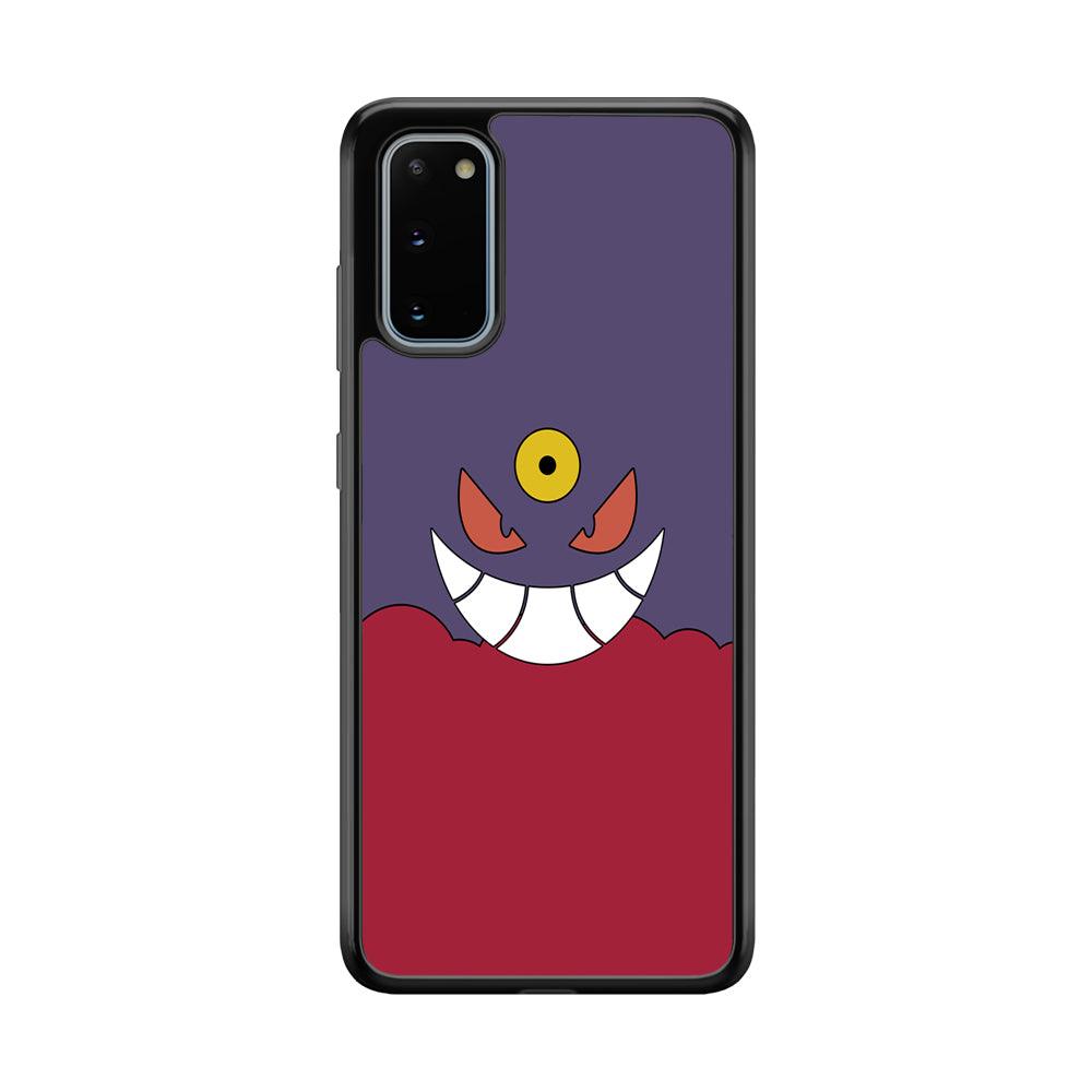 Pokemon Gengar Genuine Smile Samsung Galaxy S20 Case-Rubber Black (2D Case)-Oxvistore