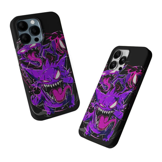 Pokemon Gengar Haunter Gatsly 2 in 1 Tough Phone Case-Oxvistore