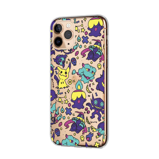 Pokemon Halloween Night Costume Clear Soft Case-Oxvistore